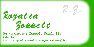 rozalia zoppelt business card